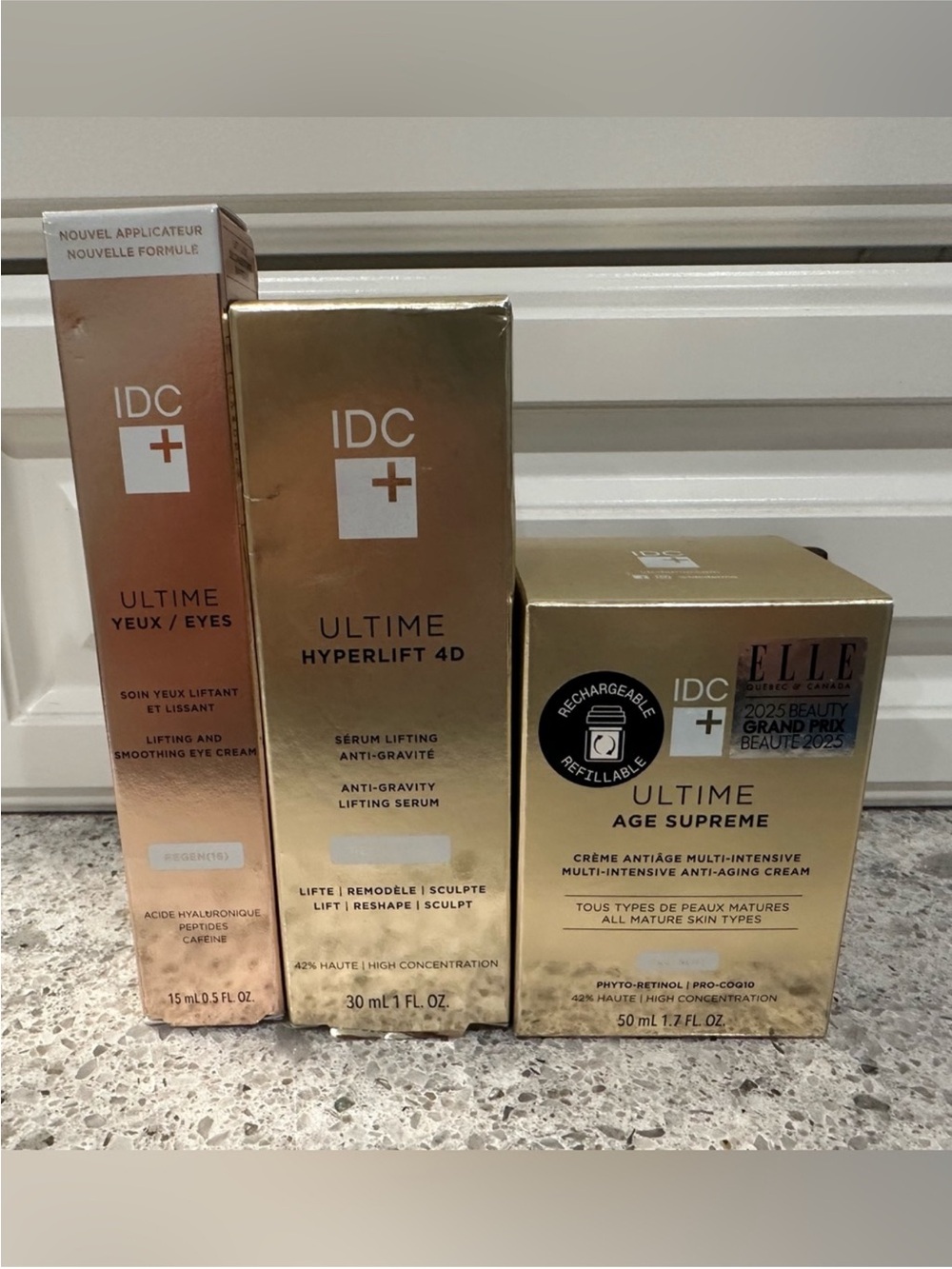 IDC Ultime Hyperlift 4d Serum Age Supreme Cream and Eyes Lifting & Smoothing